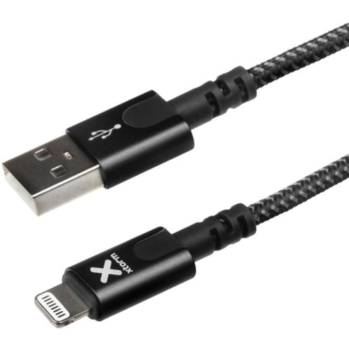 Xtorm Pleteni najlonski kabel Lightning Charge in Sync 3 m, - crn, (20618130) Cene