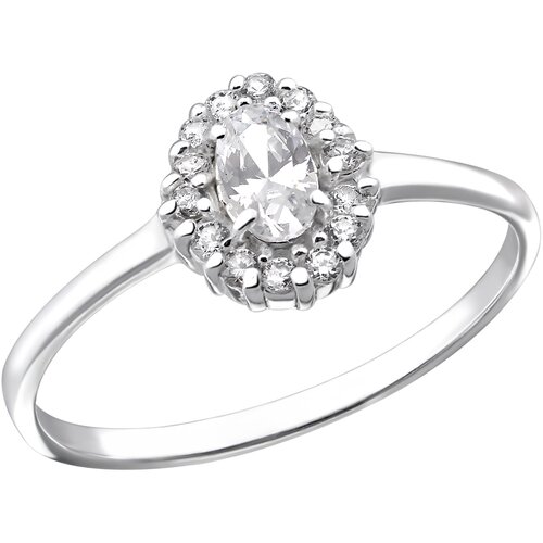 Kesi Silver Engagement Ring Luxury Princess III Cene