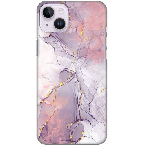  Silikonska maska za iPhone 14 Plus 6.7 Pink Marble Print &amp;scaron;arena Slike