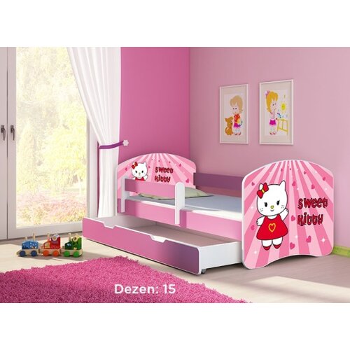 ACMA krevet za decu pink sa fiokom 140x70 2 15 Cene