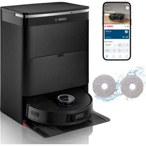 Bosch robotski usisivač, spotless max cam, BCRDW3BX Slike
