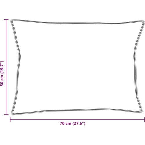 vidaXL Vzglavniki 2 pcs Bela 50 x 70 cm 130gsm 100% bombaž Cene