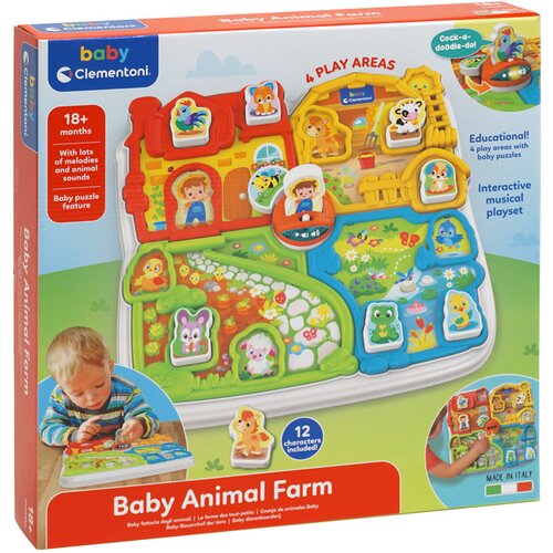 Clementoni Set baby z živalicami s kmetije, Cene