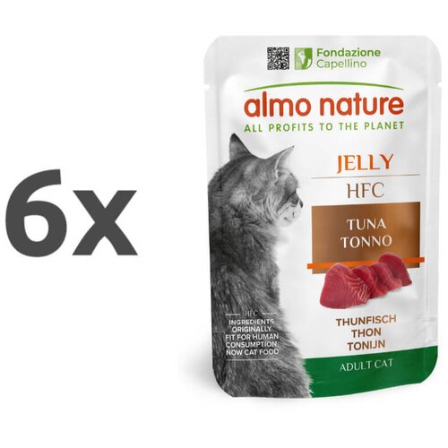 Almo Nature HFC Jelly - tuna 6 x 55 g Cene