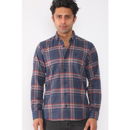 Dewberry G708 MEN&amp;#039;S SHIRT-NAVY BLUE Slike