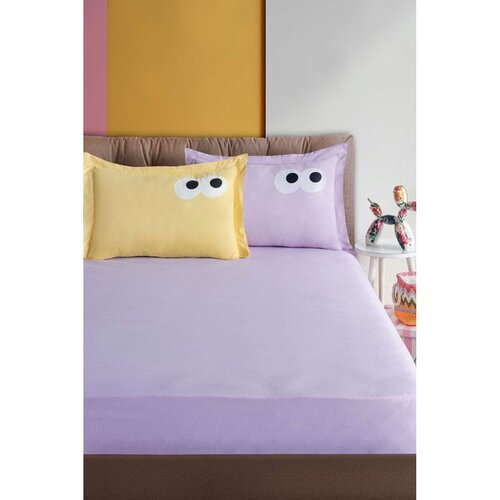  set posteljine Funny, 160x220 cm, ljubičasta Cene