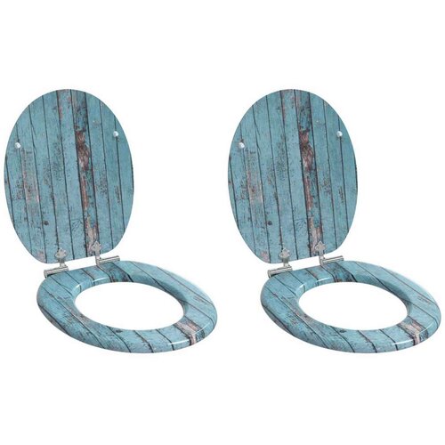  WC daska 2 pcs Plava 43 8 x 37 8 cm MDF ploča Cijene