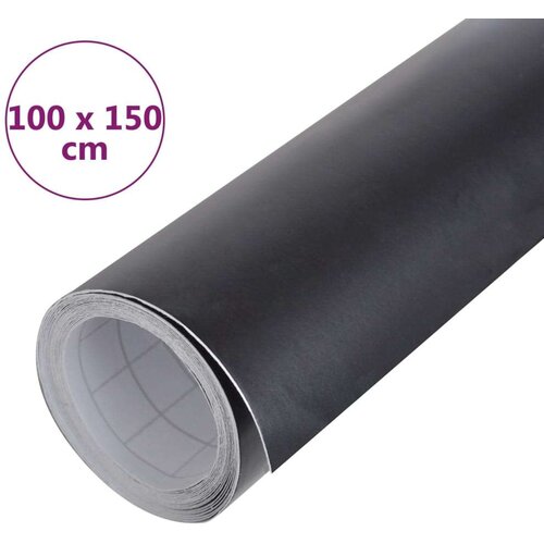 VidaXL Folija za automobil mat crna 100 x 150 cm Slike