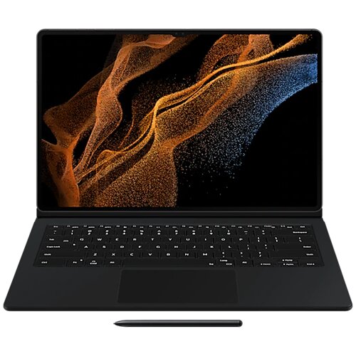 Samsung Tab S8 Ultra Book Cover Keyboard Black Slike