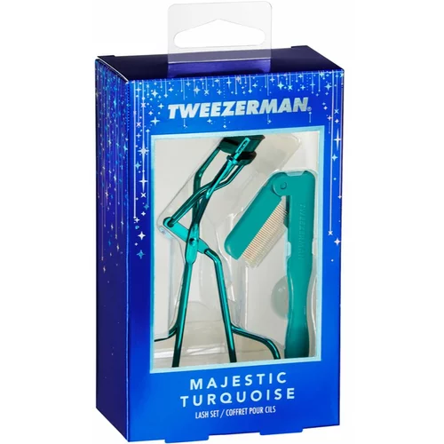 Tweezerman Majestic Turquoise darilni set (za trepalnice)