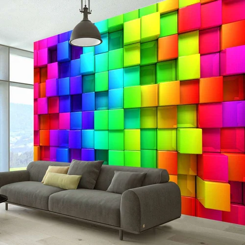  tapeta - Colourful Cubes 350x245