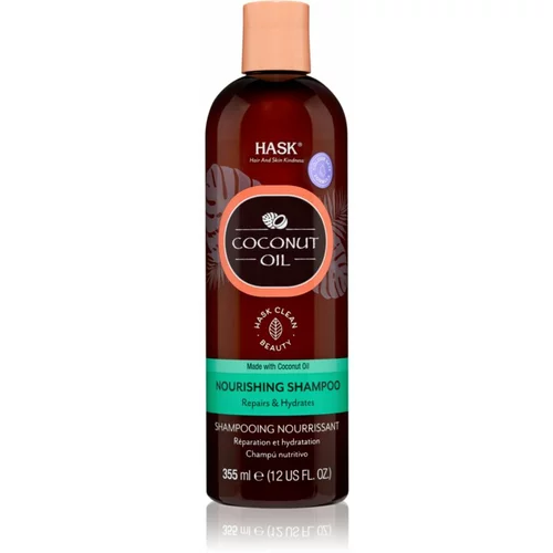 Hask Monoi Coconut Oil njegujući šampon za sjajnu i mekanu kosu 355 ml