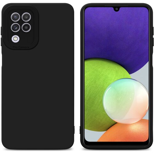 Cadorabo Ohi&amp;scaron;je, združljiv s Samsungom v Fluid Black - Za&amp;scaron;čitni pokrov, narejen iz fleksibilnega silikona TPU, (20595810) Slike