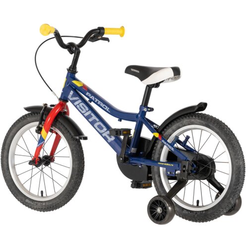 Visitor bicikl kids patrol 16" 9" v-brake kontra 105-125cm (16") plavi perla 1160132 Cene