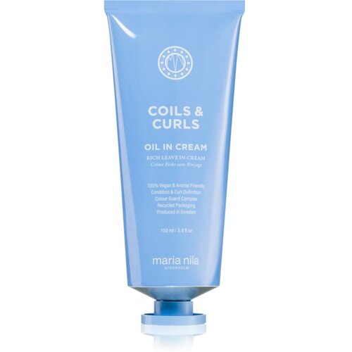 Maria Nila Coils & Curls Oil In Cream krema za regeneraciju za valovitu i kovrčavu kosu 100 ml Cijene