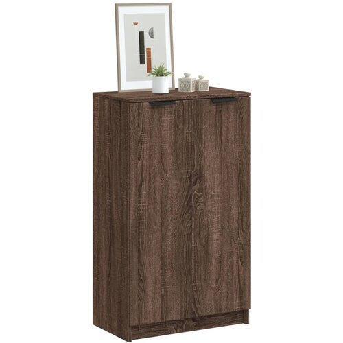 Furnova Omarica za čevlje rjav hrast 59x35x100 cm konstruiran les, (21954751) Slike