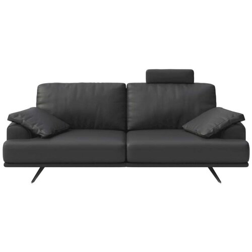 MESONICA Tamno siva kožna sofa 220 cm Prado &amp;ndash; Slike