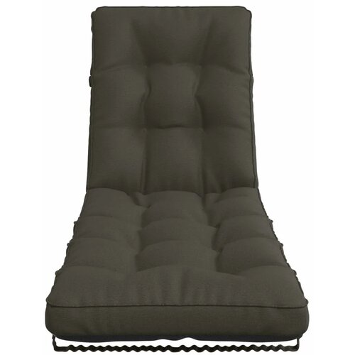  Jastučić za ležaljku VIANEN 100% poliester Antracit - Antracit 200 x 60 x 8 cm Slike