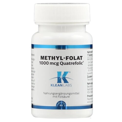 KLEAN LABS Metilfolat 1000 mcg - 60 tabl. Cene