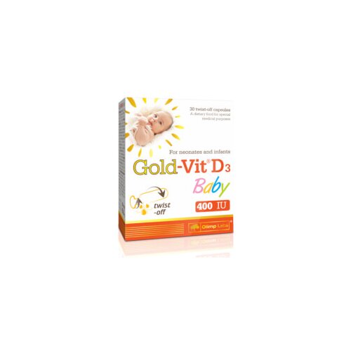 Olimp Labs PharmaZone Gold - Vitamin D3 Baby twist-off kapsule Slike