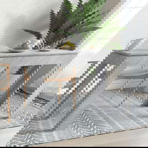 vidaXL Blagovaonski stol siva boja betona 120 x 60 x 76 cm od iverice Cijene