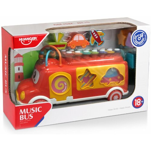 Hk Mini igračka super zabavni autobus za bebe A043137 Slike
