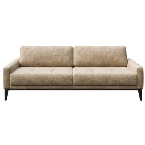 MESONICA Bež kavč iz umetnega usnja Musso Tufted, 210 cm Cene