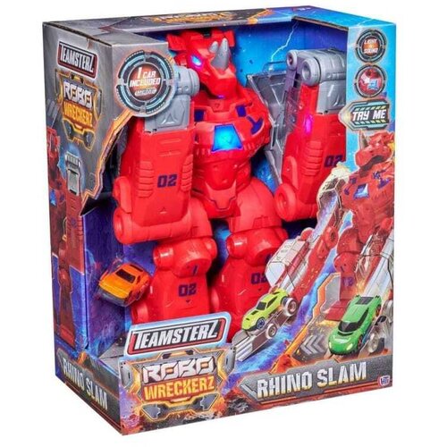 Teamsterz HL1407004 ROBO WRECKERS RHINO SLAM SET ZAIGRU Cene