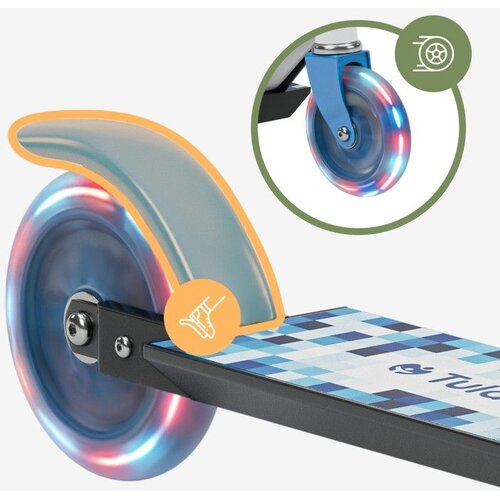  Dječji romobil Zigzag 35 Plavi Slike