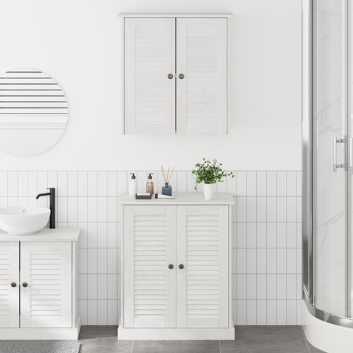 vidaXL Set namještaja za kupaonicu 2 pcs Smeđa 67.5 x 34 x 80 cm Cene