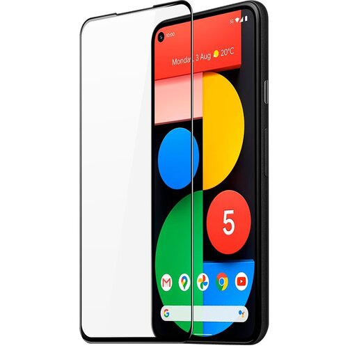 Dux ducis 10D za&scaron;titno staklo od kaljenog stakla, puna pokrivenost s okvirom za Google Pixel 5, crna Cijene