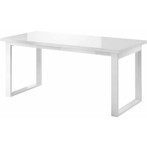 Helvetia meble Blagovaonski stol na razvlačenje Helio - Crna/sivo staklo - 24WXJW92