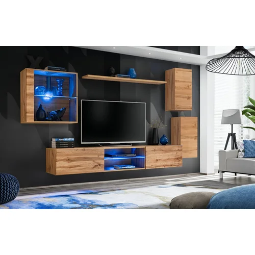 ASM Meble Dnevni TV regal Switch XXIII 250 cm LED - votan