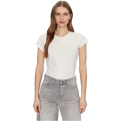 Guess Majice & Polo majice W5GI42 J1314 Bež Cene