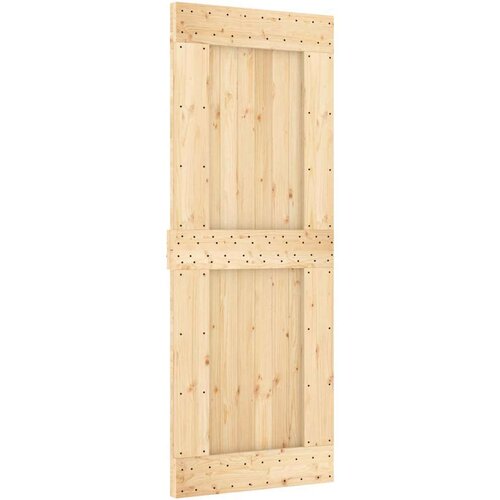 vidaXL Klizna vrata s priborom za montažu 80 x 210 cm masivna borovina Cijene