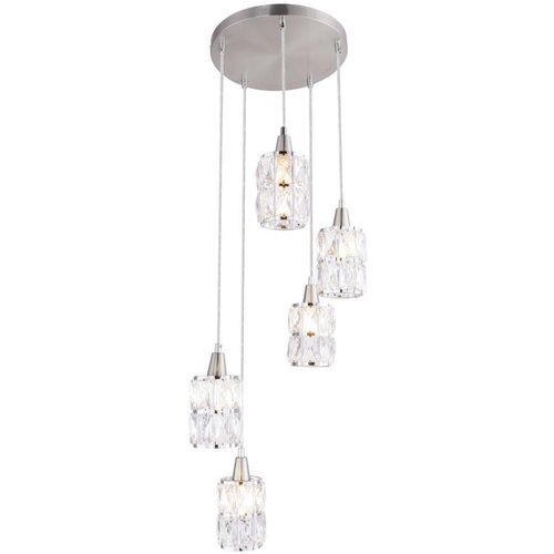 Globo 15760-5 - visilica na sajli WOLLI 5xE14/40W/230V Cene