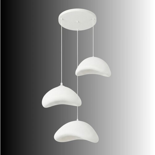  Brilagi - Visilica na sajli WABI SABI 3xE27/40W/230V prečnik 82 cm beli Slike