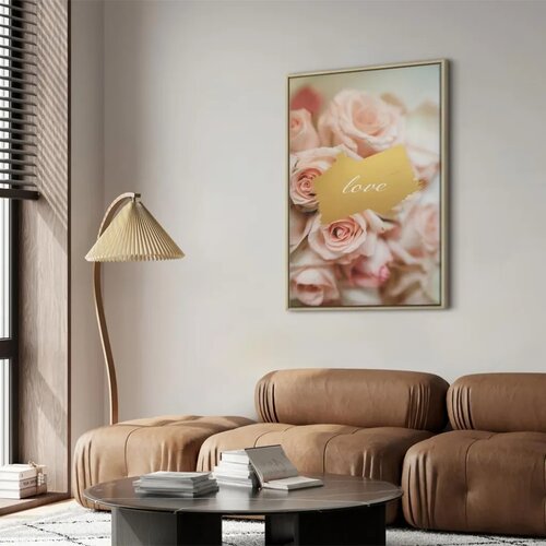  Slika - One Feeling (1 Part) Vertical 60x90 U prirodnom drvenom okviru Cene
