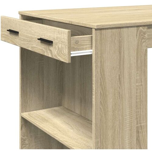 VidaXL Barski stol boja hrasta 102x70x103,5 cm konstruirano drvo Slike