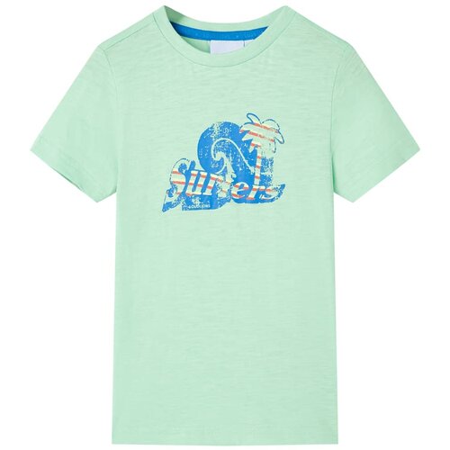 vidaXL Dječja majica svjetlozelena 128 Cijene