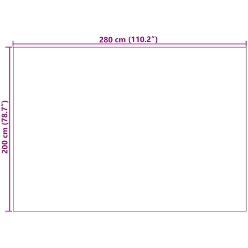  Tepisi za područja PALMERAS Krema 280 x 200 cm Poliester Slike