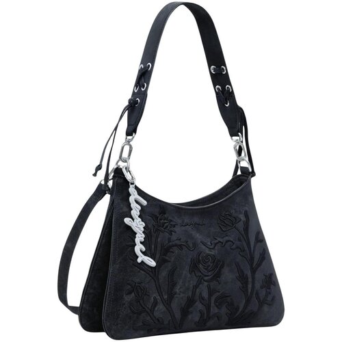 Desigual Ročna torba Romeo Floral Total Bl 25WAXP40 Črna Slike