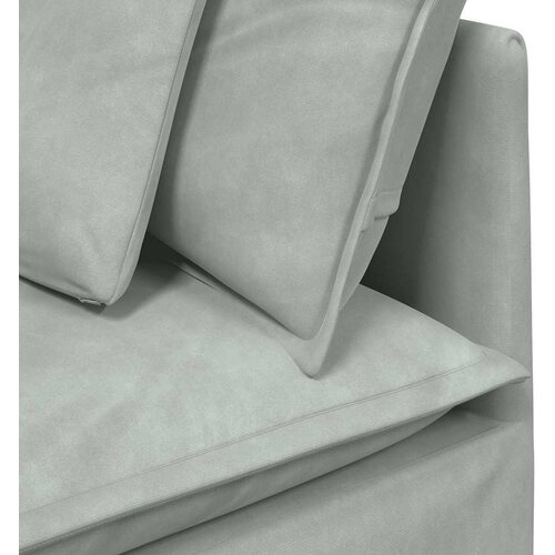 Modularna sofa s jastucima, bar&amp;scaron;unasta, svijetlosiva Slike