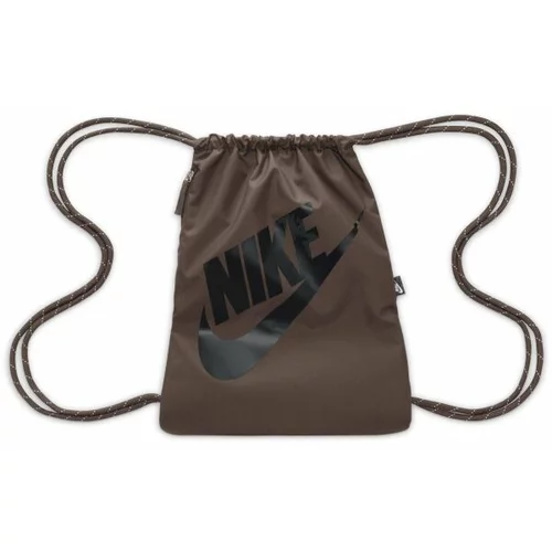 Nike HERITAGE DRAWSTRING Gimnastička torba, smeđa, veličina