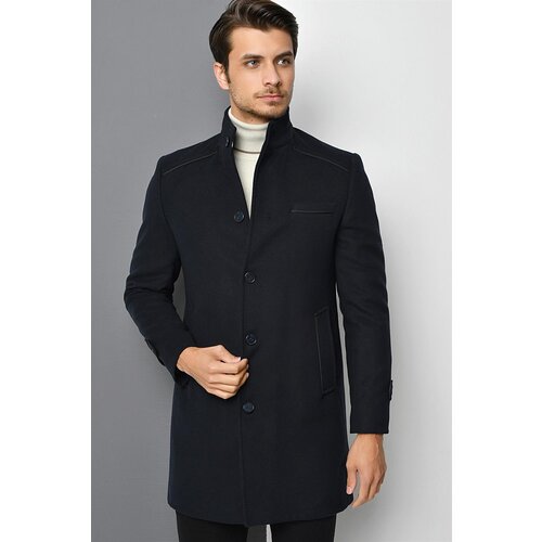 Dewberry PLT8333 MEN&amp;#039;S COAT-NAVY BLUE Slike