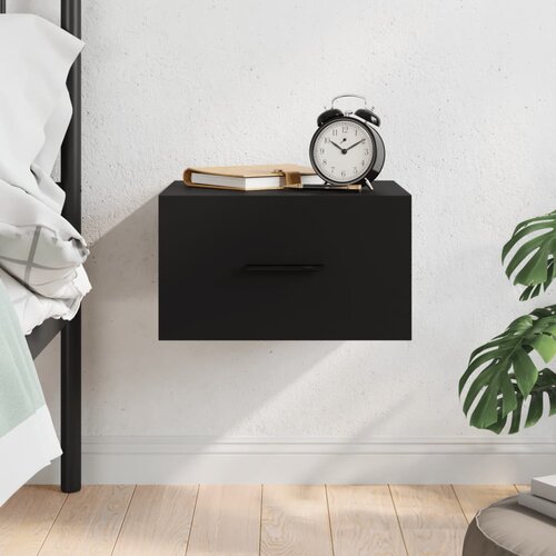 VidaXL Stenska nočna omarica črna 35x35x20 cm Slike