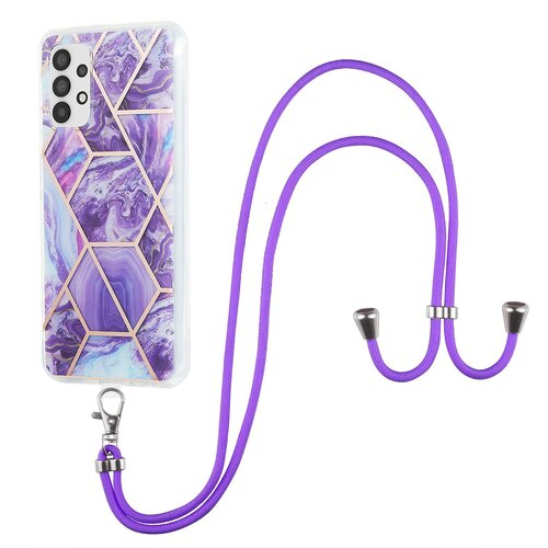 INORCO YB IMD Series-5 ovitek za telefon Samsung Galaxy A23 4G/5G (globalna različica) IML IMD galvaniziran TPU ohišje telefona z vrvico, (22034293) Cene