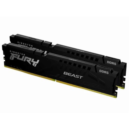 Kingston DDR5 32GB (2x16GB) 6800MHz [FURY BEAST], Non-ECC UDIMM, CL34 1.4V, 288-Pin 1Rx8, Memory Kit w/Heatsink, XMP Cene
