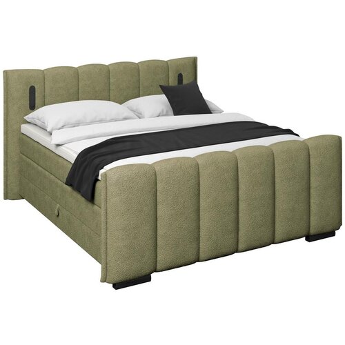 Premium Living Postelja Boxspring Elysia, Zelena, 200x220 Cene