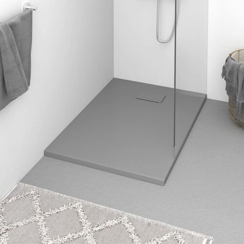 vidaXL Kada za tuš SMC siva 100 x 70 cm Cijene